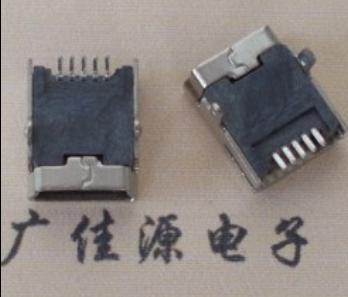 珠海mini usb 5p接口 迷你 卧式插座 端子贴片 接插件