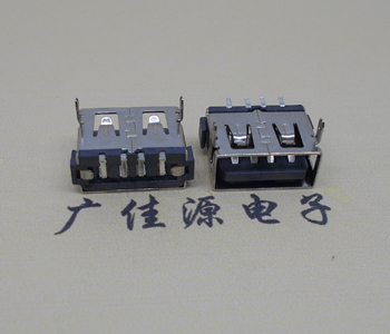 珠海USB短体母座.超薄5.9H胶芯.移动电源接口