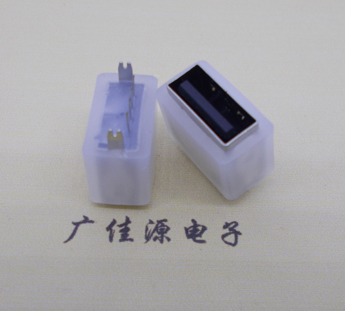 珠海USB连接器接口 10.5MM防水立插母座 鱼叉脚