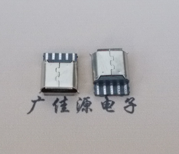 珠海Micro USB5p母座焊线 前五后五焊接有后背