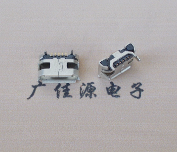珠海Micro USB接口 usb母座 定义牛角7.2x4.8mm规格尺寸