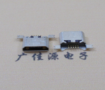 珠海MK USB B Type 沉板0.9母座后两脚SMT口不卷边