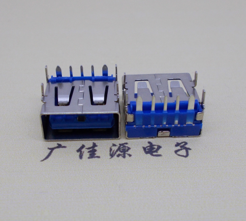 珠海 USB5安大电流母座 OPPO蓝色胶芯,快速充电接口