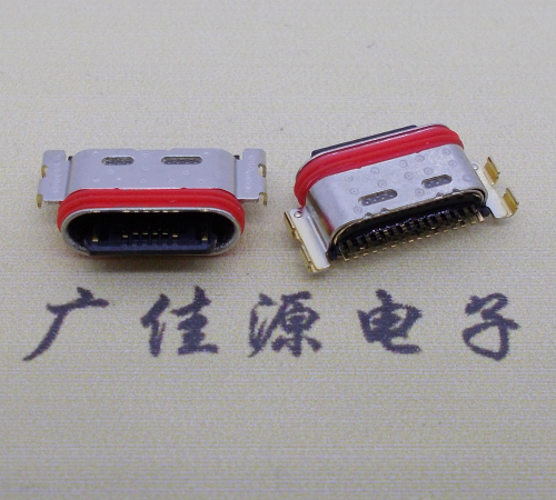 珠海防水沉板usb type-c16p母座连接器