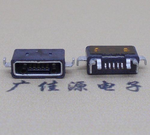 珠海MICRO USB防水AB型口母头3D图纸封装