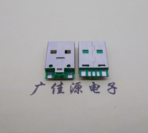 珠海usb5a公头.5p焊线带ic.大电流oppo闪充