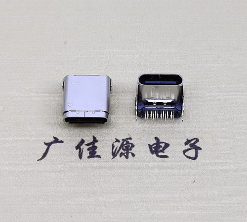 珠海type c24p板上母头 typec接口数据CL=3.4,DIP+SMT端子DIP长脚